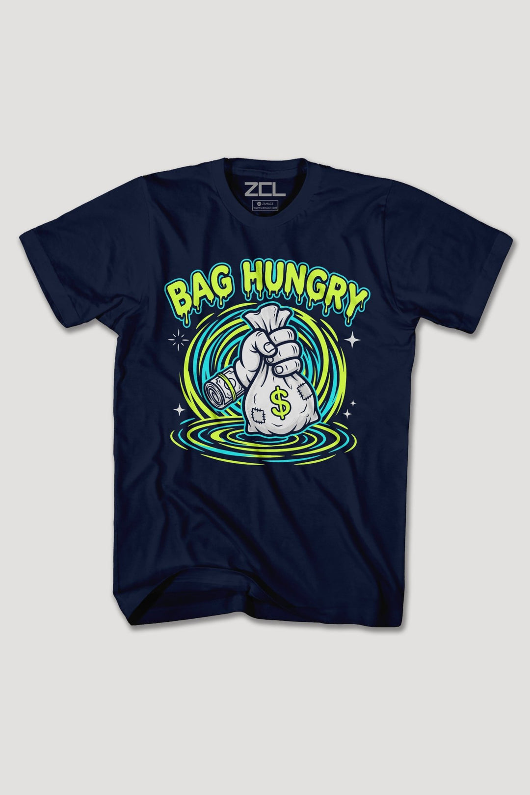 BAG HUNGRY TEE - Zamage