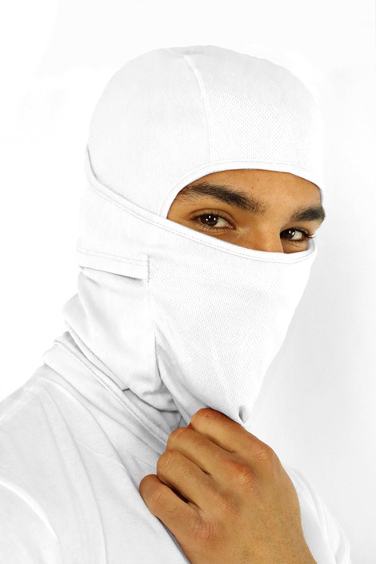 Balaclava Face Mask White - Zamage