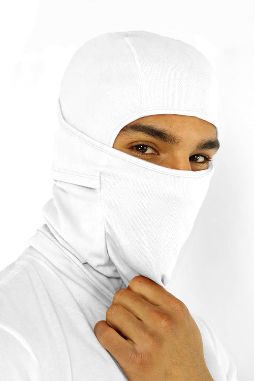 Balaclava Face Mask White - Zamage