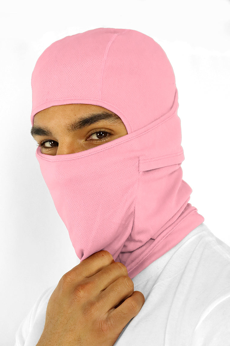 Balaclava Face Mask Light Pink - Zamage