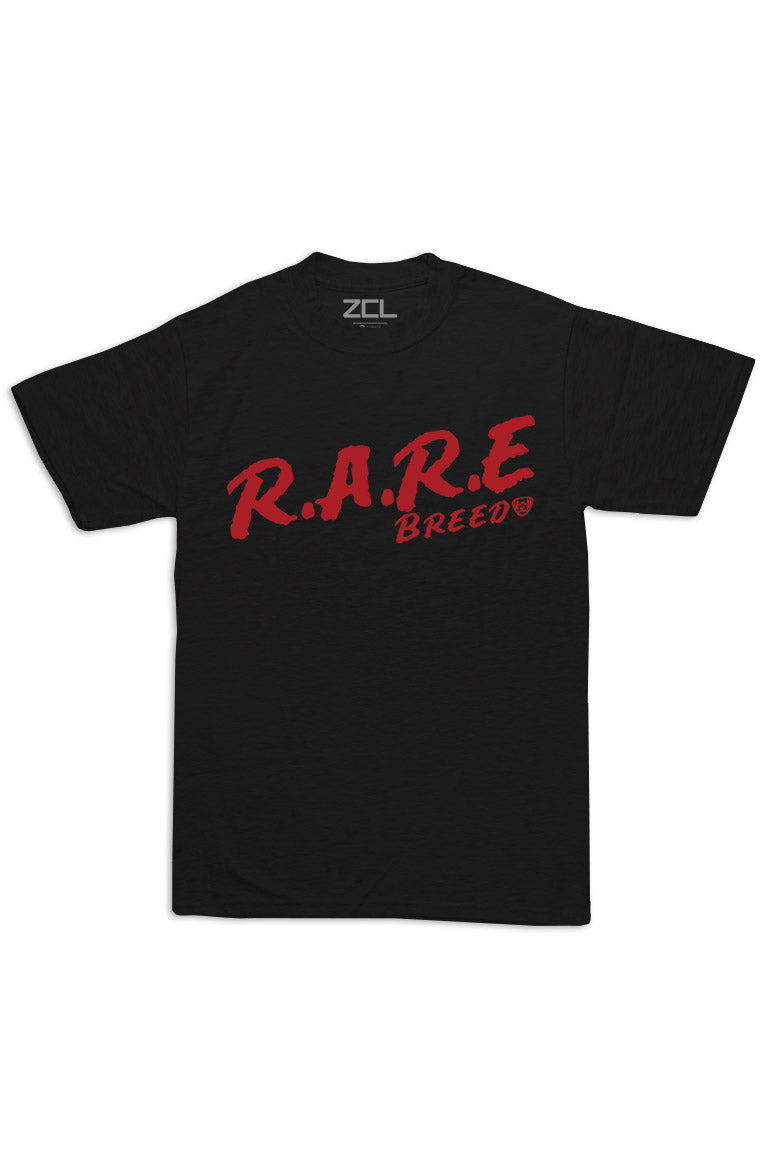 Oversized Rare Breed Tee (Red Logo) - Zamage