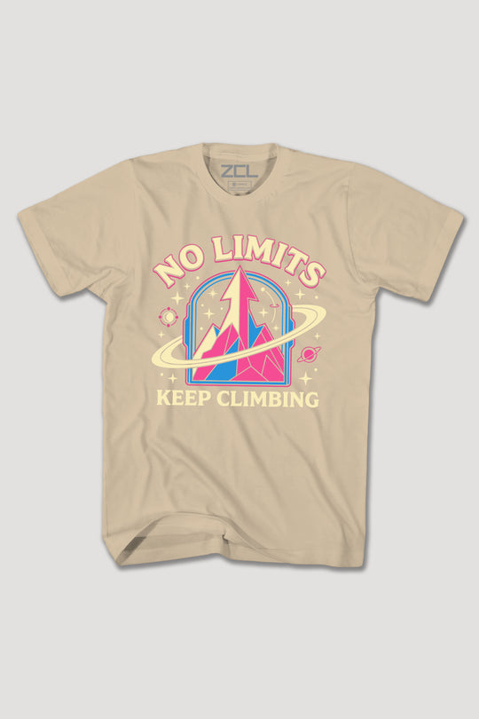 NO LIMITS KEEP CLIMBING TEE