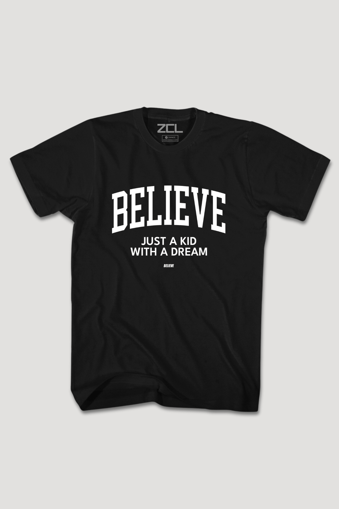 Believe Tee (White Logo) - Zamage
