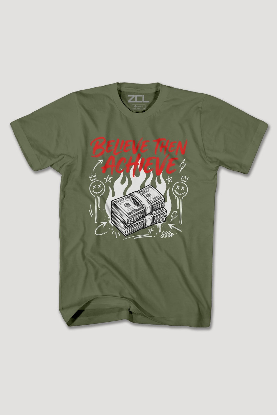 BELIEVE THEN ACHIEVE TEE - Zamage