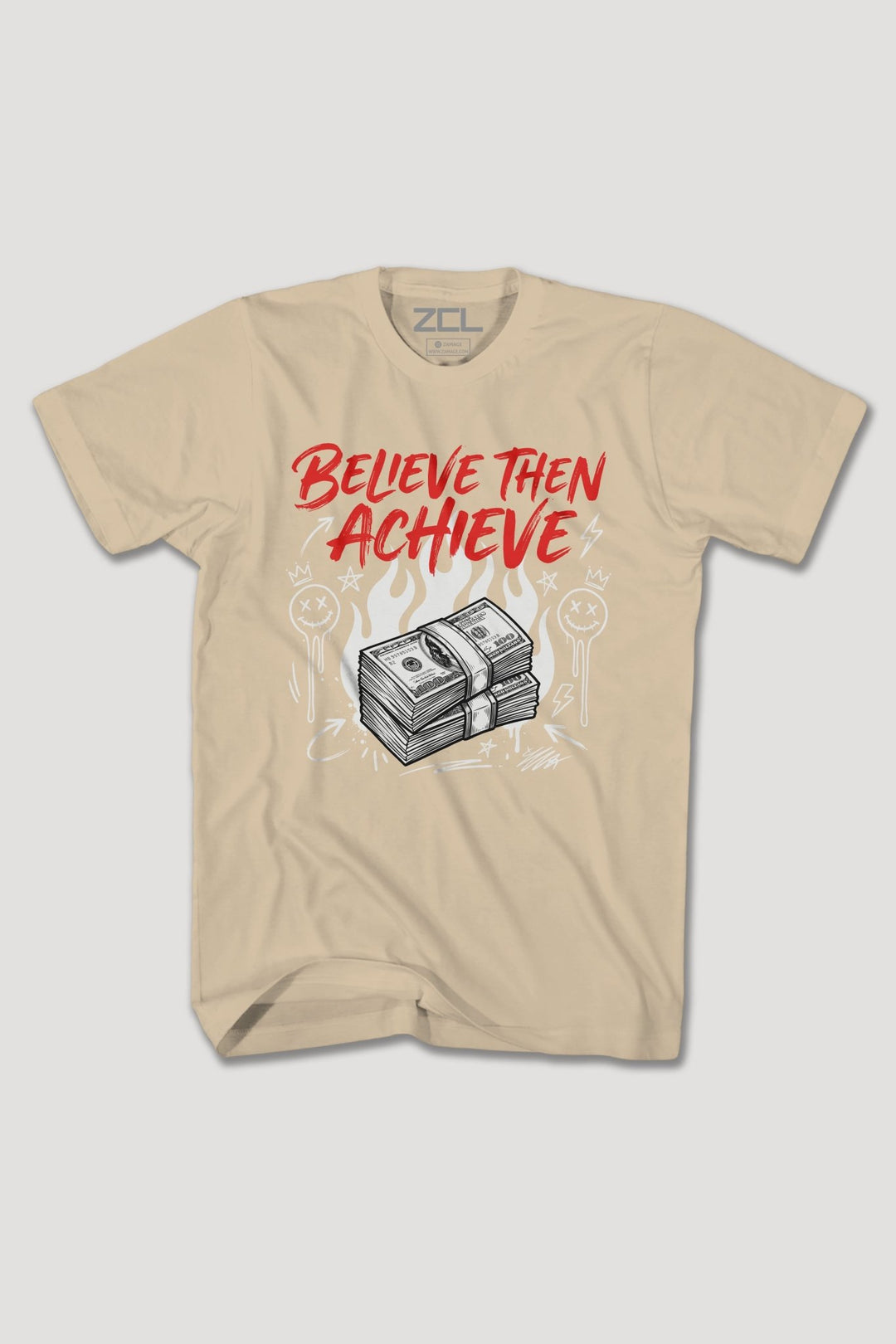 BELIEVE THEN ACHIEVE TEE - Zamage
