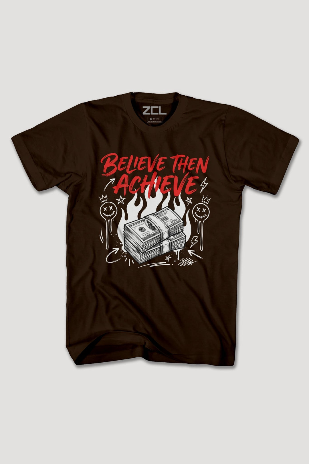 BELIEVE THEN ACHIEVE TEE - Zamage