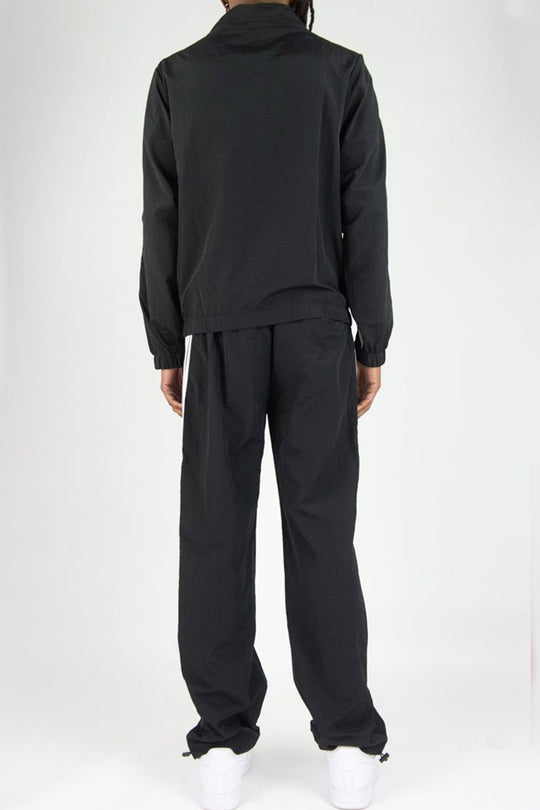 Bent Stripe Nylon Pant (Black) - Zamage