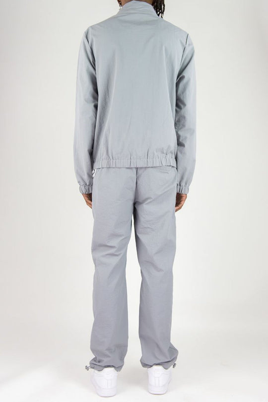 Bent Stripe Nylon Pant (Grey) - Zamage