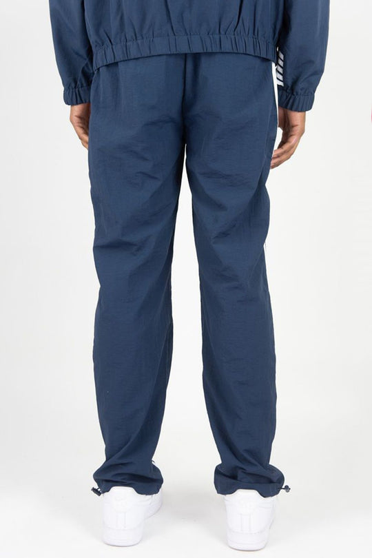 Bent Stripe Nylon Pant (Navy) - Zamage