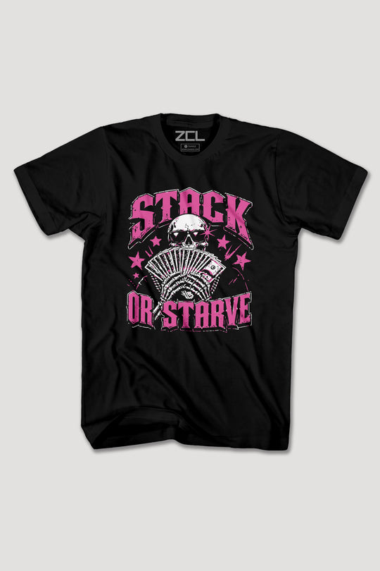 STACK OR STARVE TEE