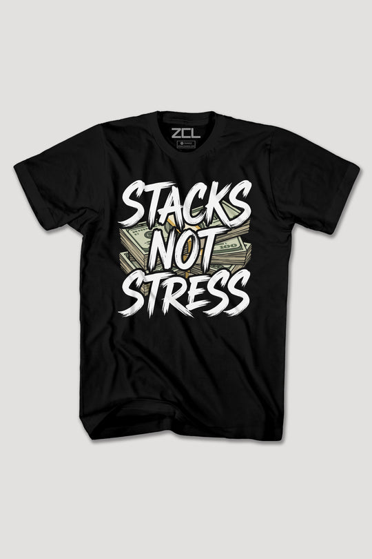 STACKS NOT STRESS TEE
