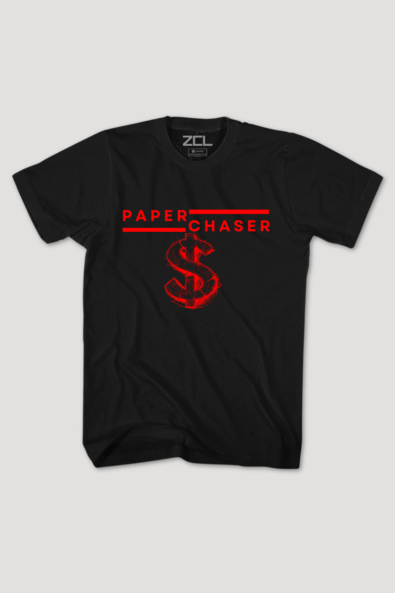 Paper Chaser Tee (Red Logo)