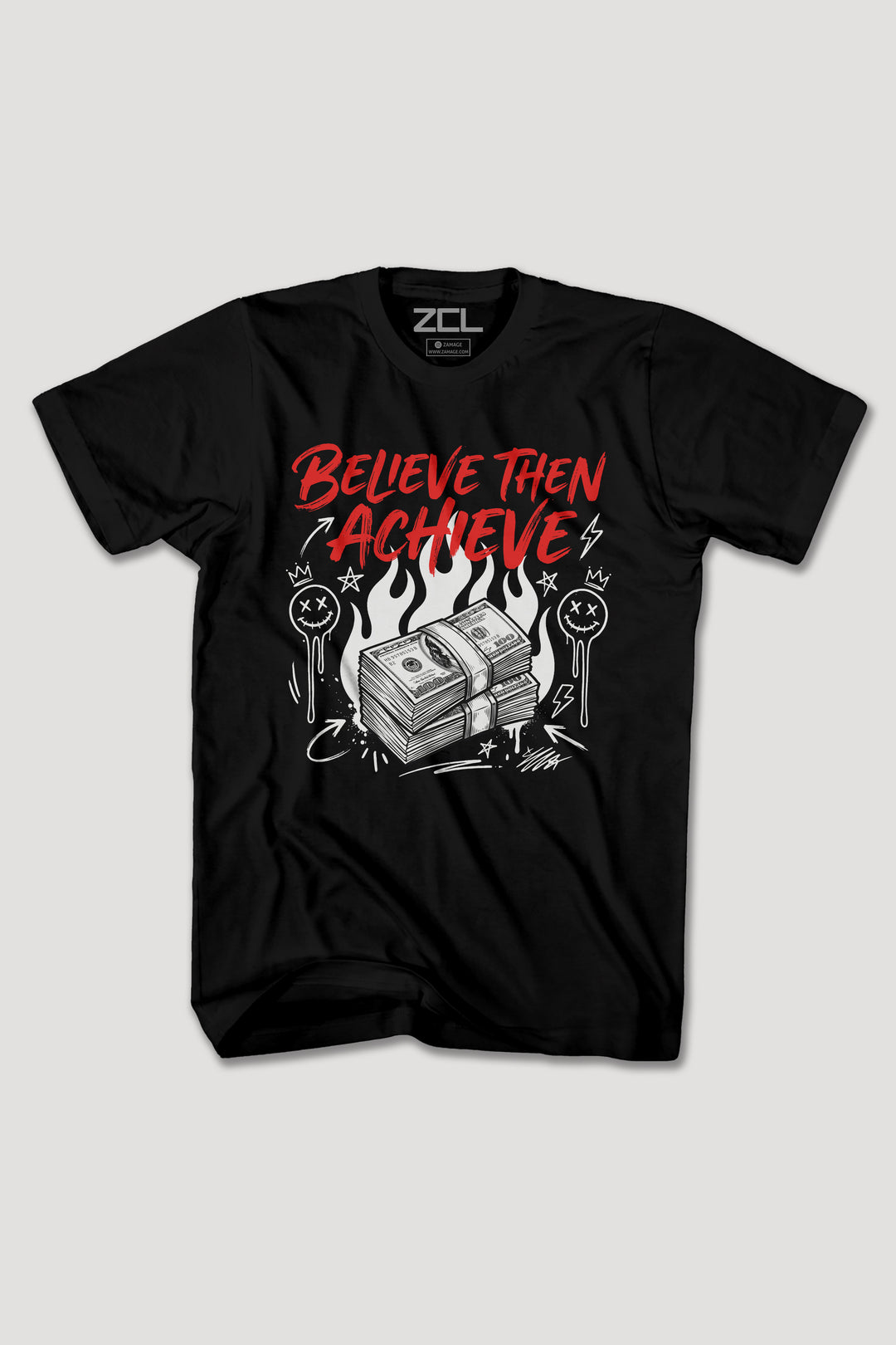 BELIEVE THEN ACHIEVE TEE