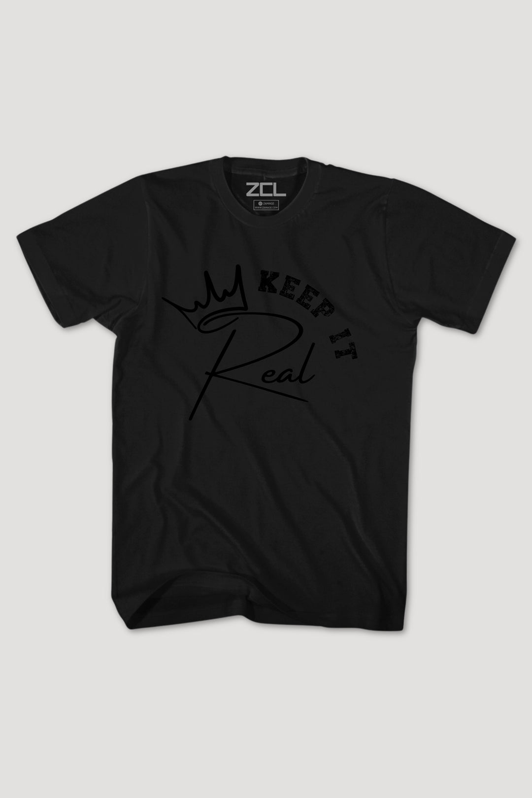 Keep It Real Tee (Black Logo)