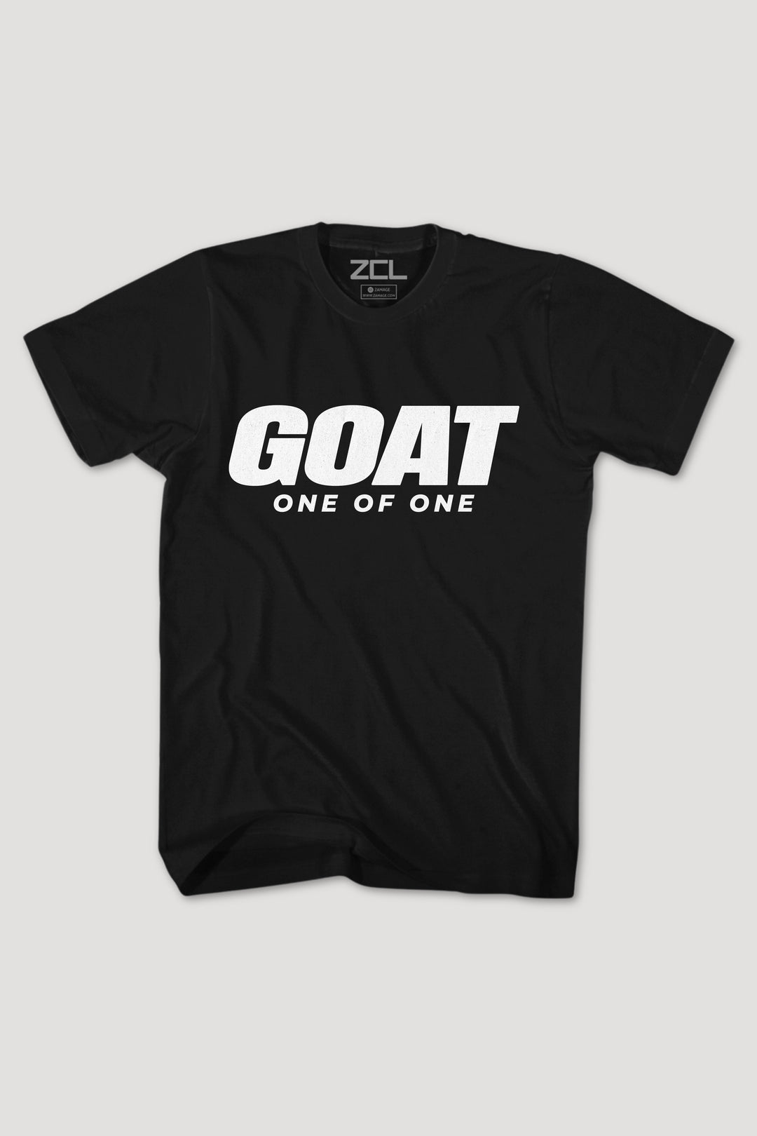 Goat All Caps Tee (White Logo)