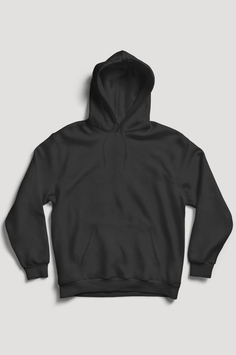 ZCL Essential Parker Hoodie (Effen Zwart)