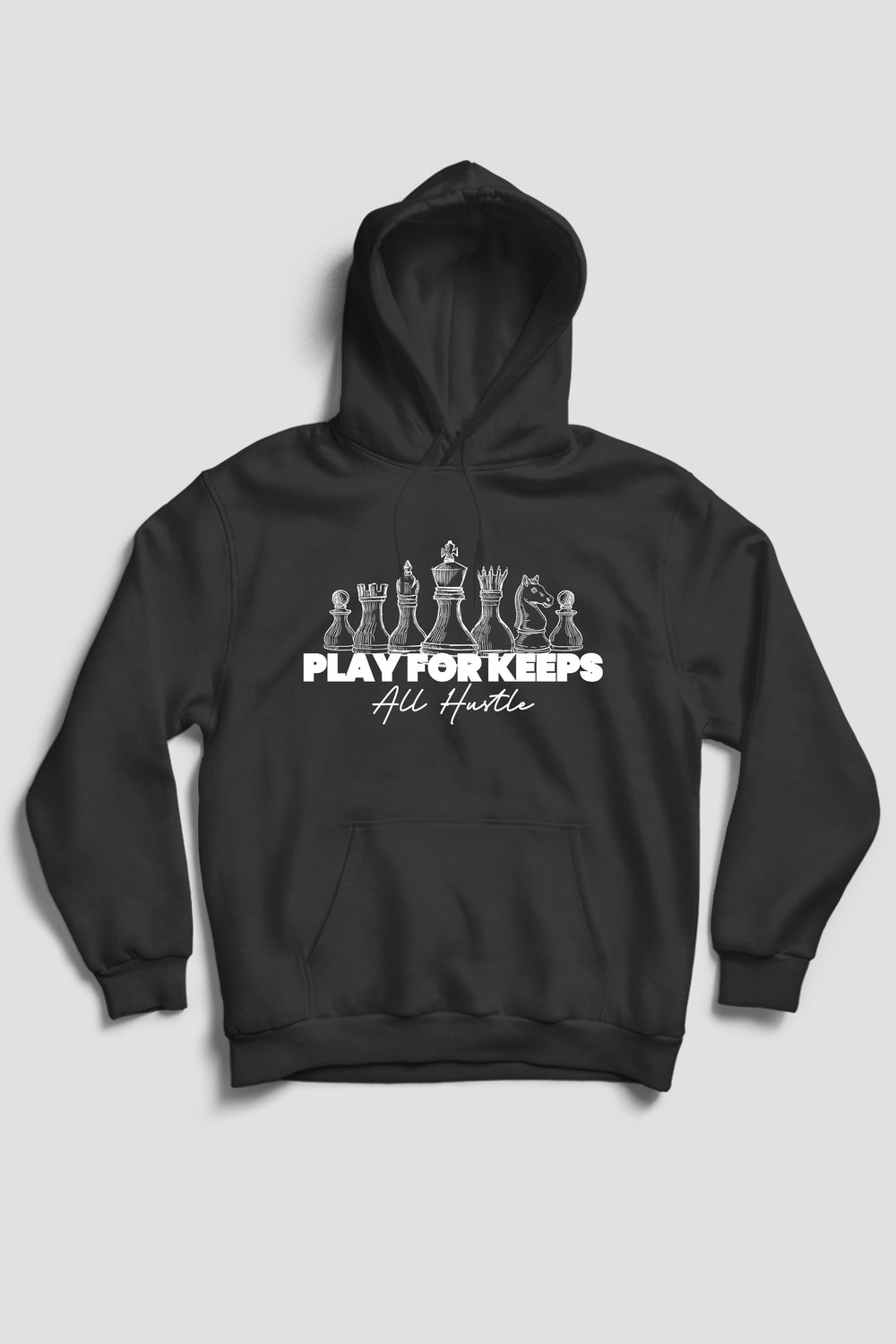 Play For Keeps Hoodie (White Logo) - Zamage