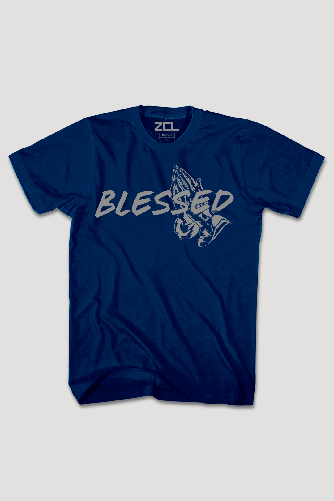 Blessed Tee (Grey Logo) - Zamage