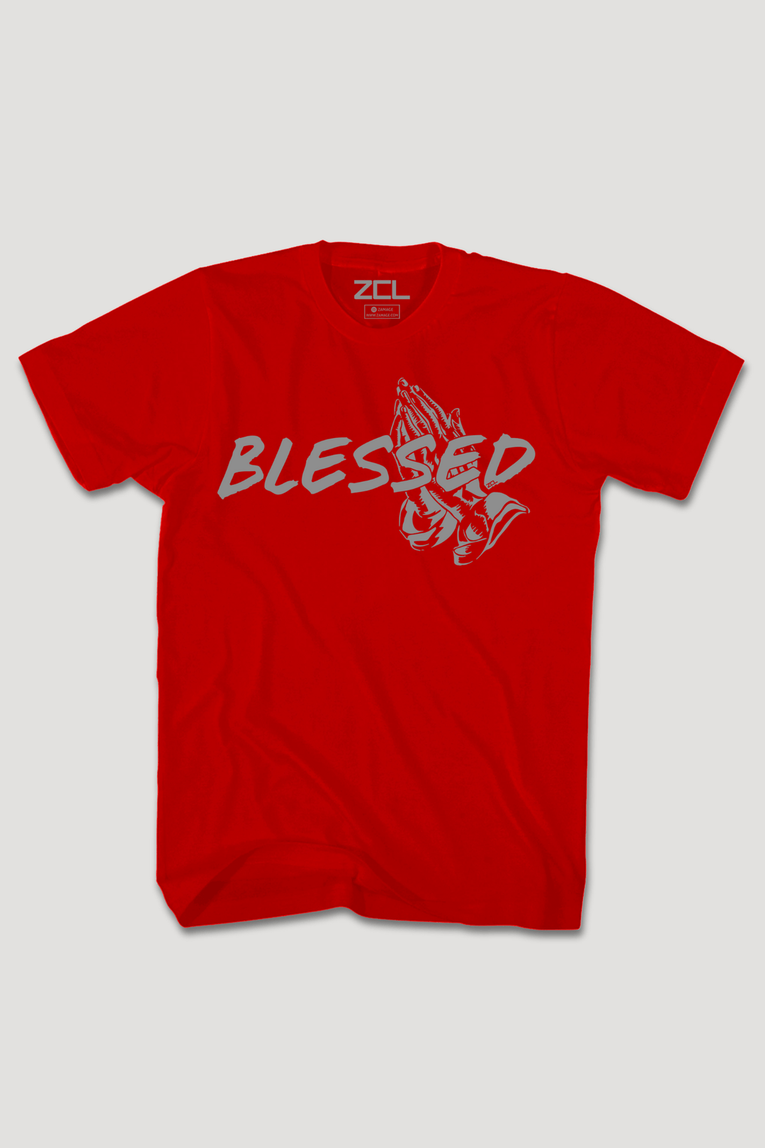 Blessed Tee (Grey Logo) - Zamage