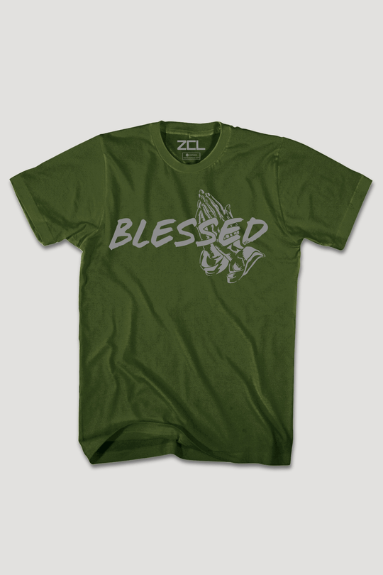 Blessed Tee (Grey Logo) - Zamage