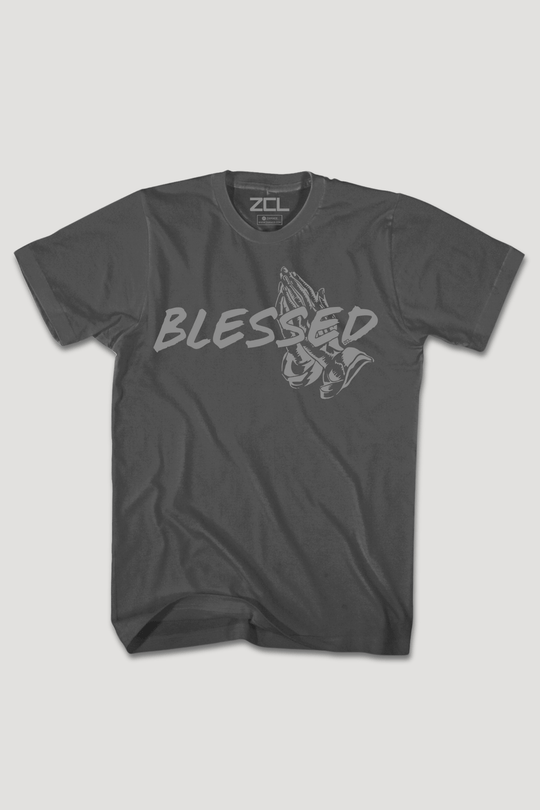 Blessed Tee (Grey Logo) - Zamage