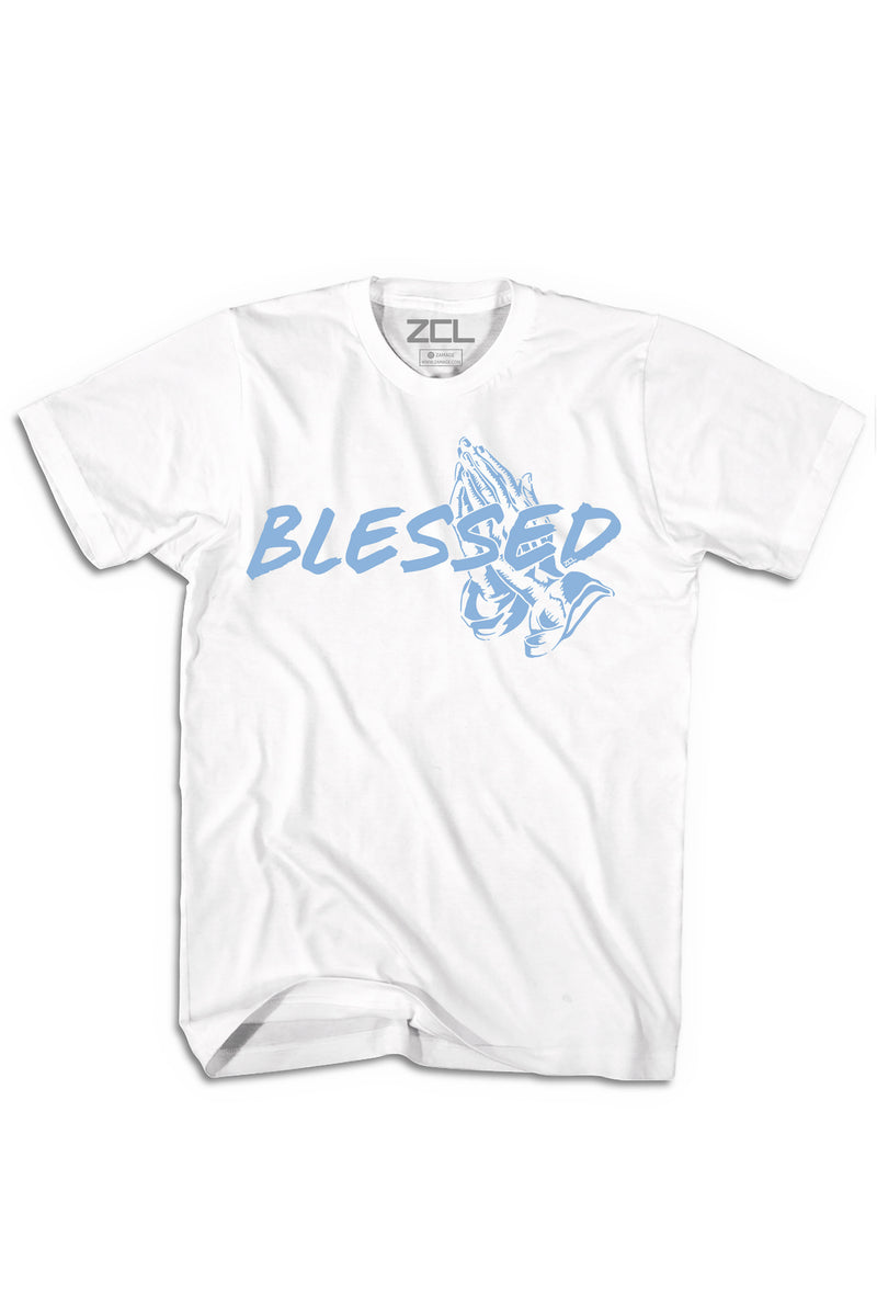 Blessed Tee (Powder Blue Logo)