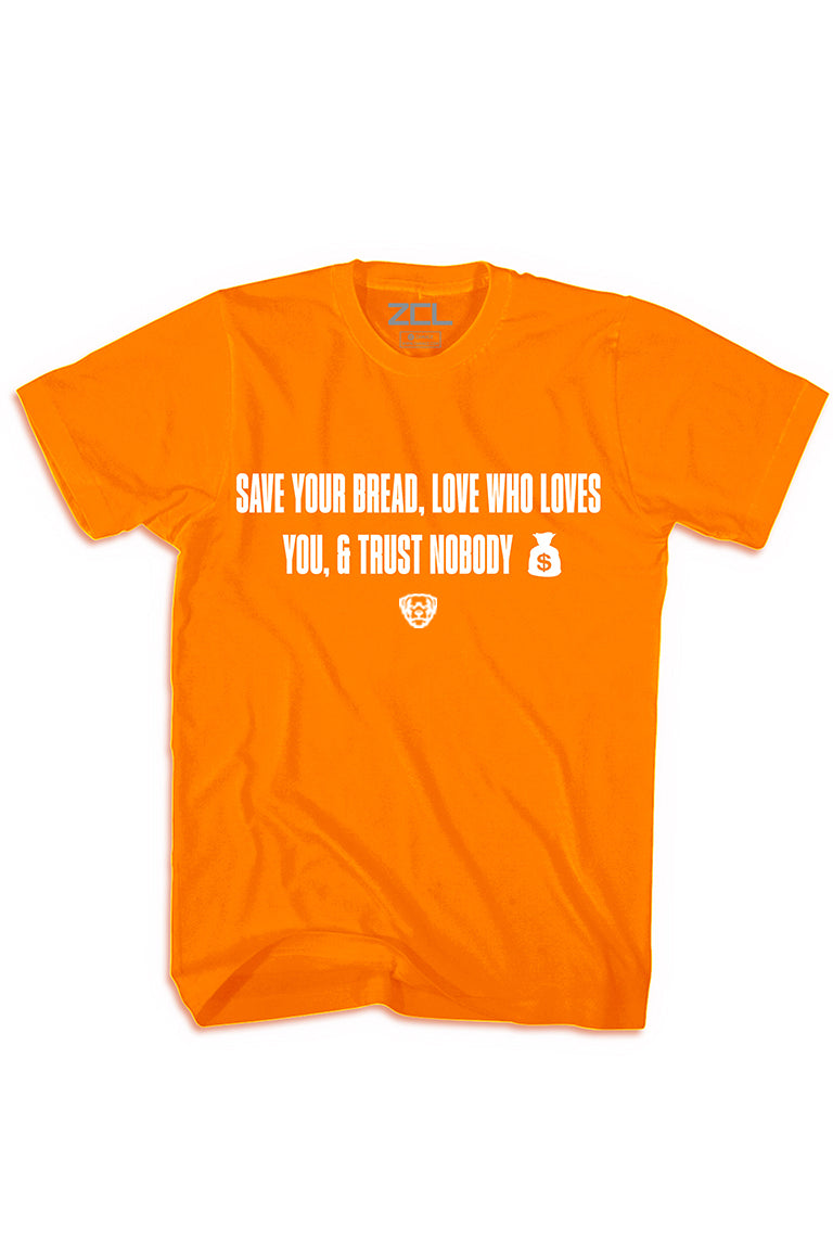 Save Your Bread-shirt (wit logo)