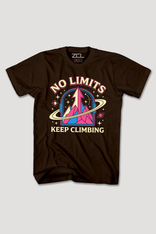 NO LIMITS KEEP CLIMBING TEE