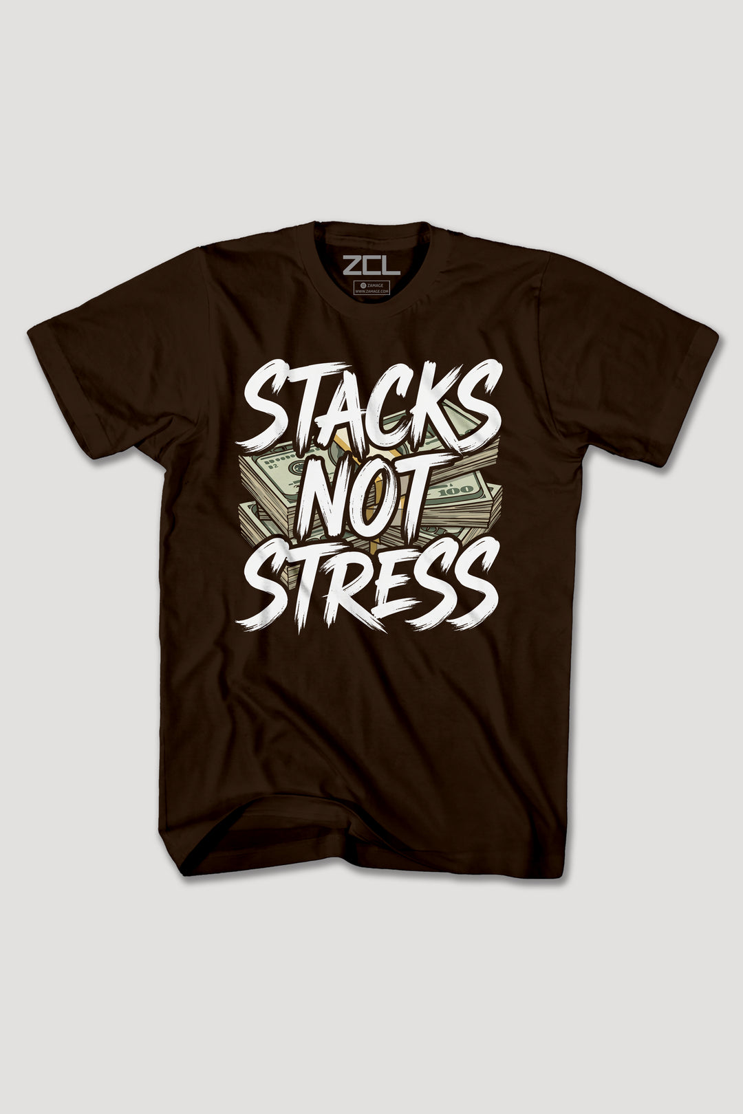 STACKS NOT STRESS TEE