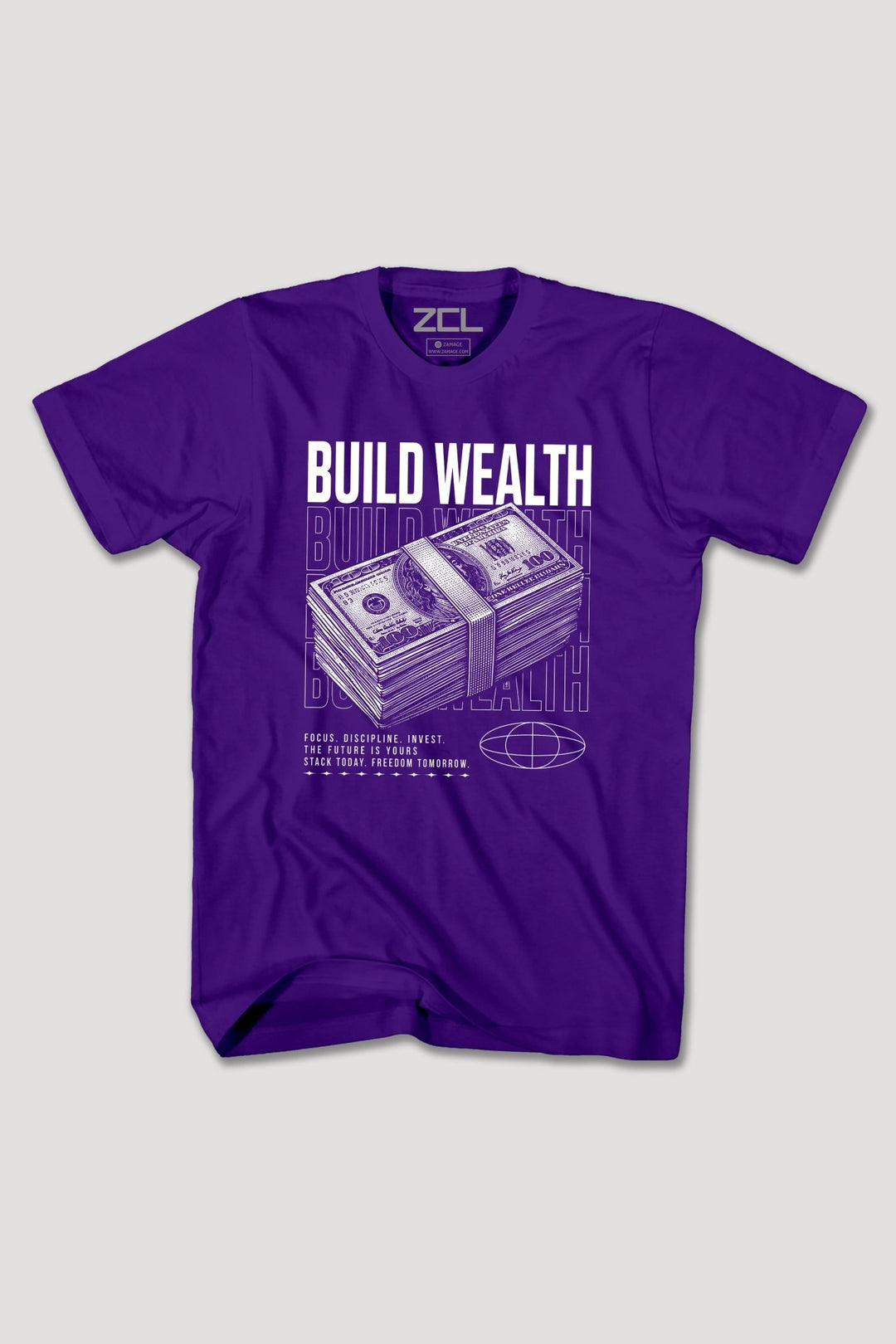 BUILD WEALTH TEE - Zamage