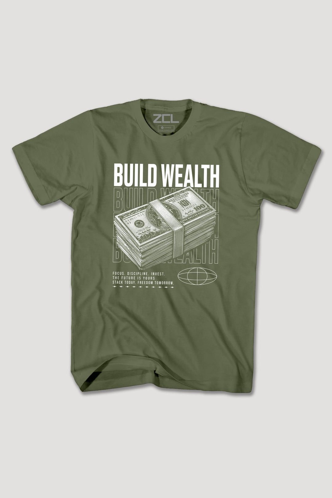 BUILD WEALTH TEE - Zamage