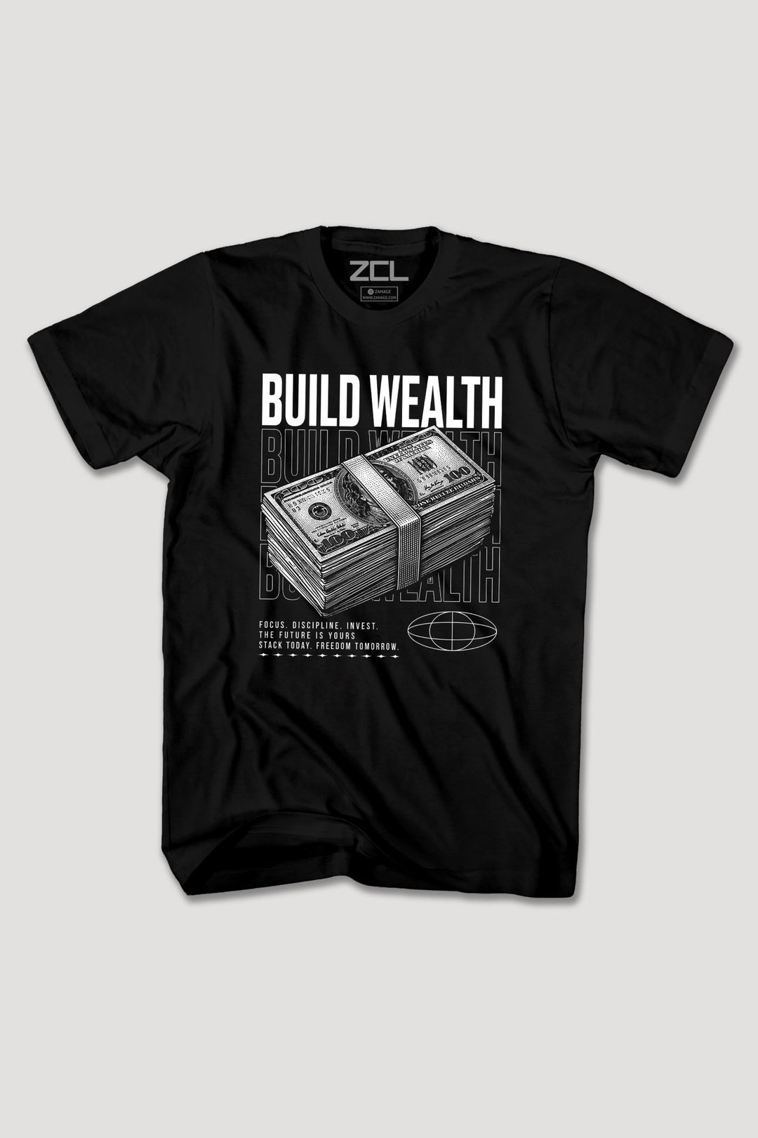 BUILD WEALTH TEE - Zamage
