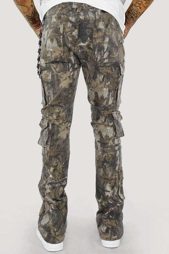 Camo Stealth Stacked Denim (Dark Woodland) (M5988TC) - Zamage