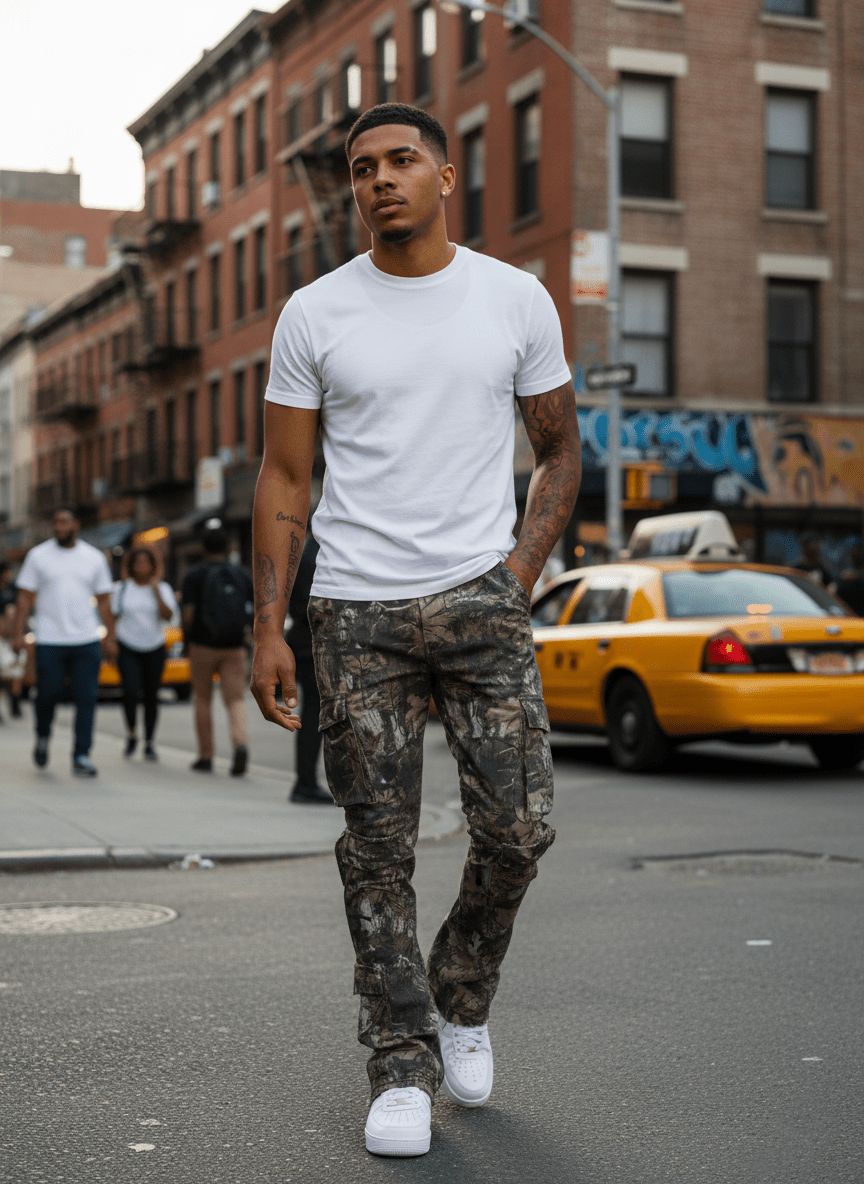 Camo Stealth Stacked Denim (Dark Woodland) (M5988TC) - Zamage