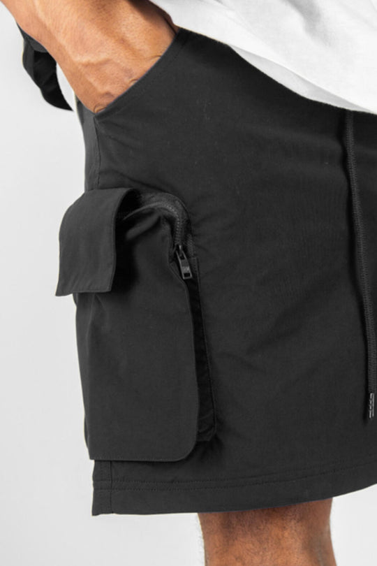 Cargo Pocket Shorts (Black) (141 - 910) - Zamage