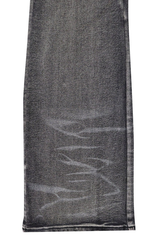 Cargo Shine Super Stacked Denim (Black Wash) - Zamage