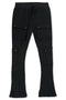 Stacked Cargo Fleece Pant (Black) - Zamage
