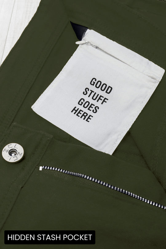 Vortex Cargo Stacked Denim (Olive)