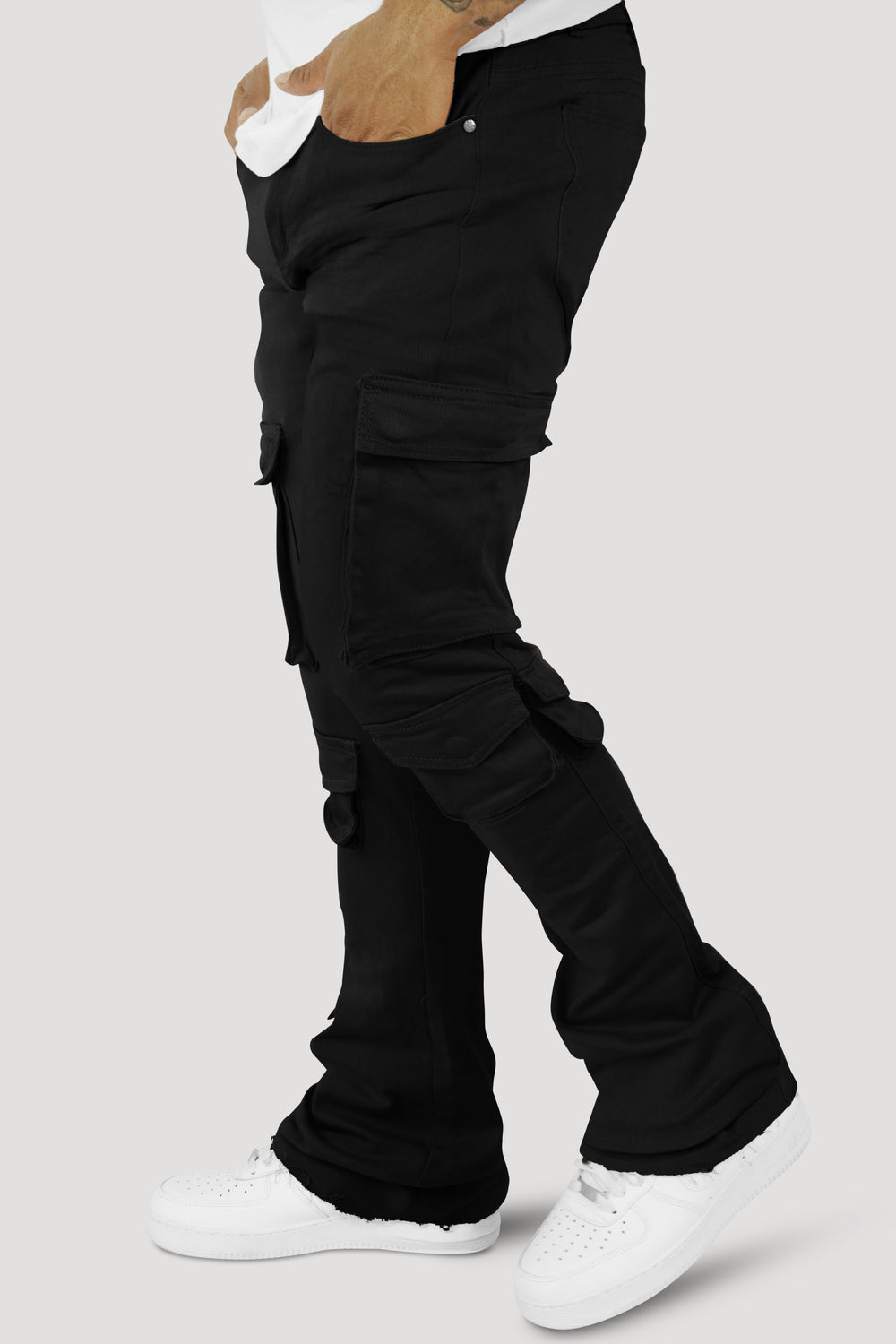 Vortex Cargo Stash Pocket Denim (Black)