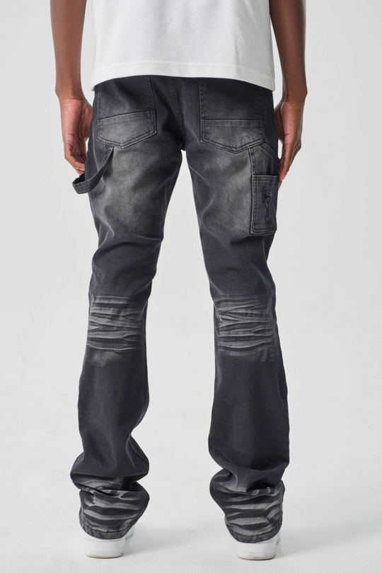 Carpenter Stacked Denim (Black Ash) (S4434) - Zamage
