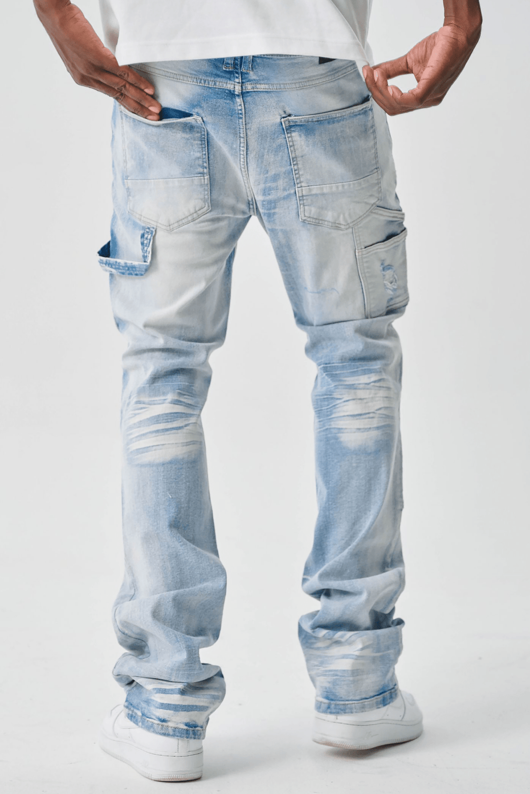 Carpenter Stacked Denim (Light Sandblast) (S4434) - Zamage