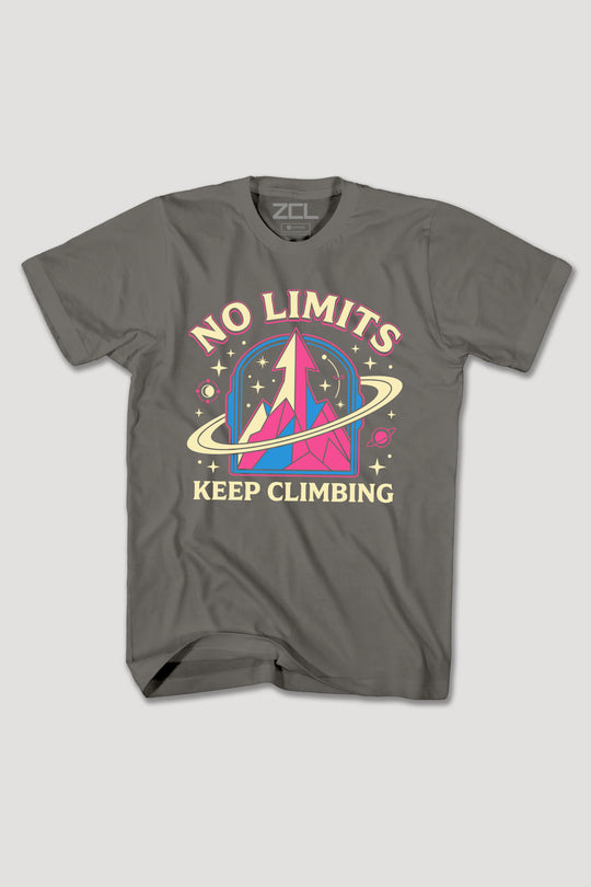 NO LIMITS KEEP CLIMBING TEE