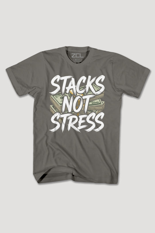 STACKS NOT STRESS TEE