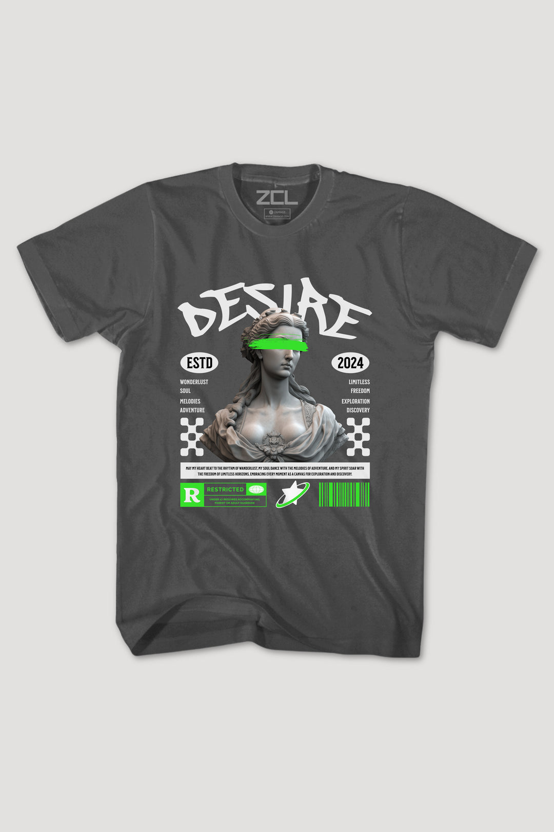 Desire Tee (Multi Color Logo)