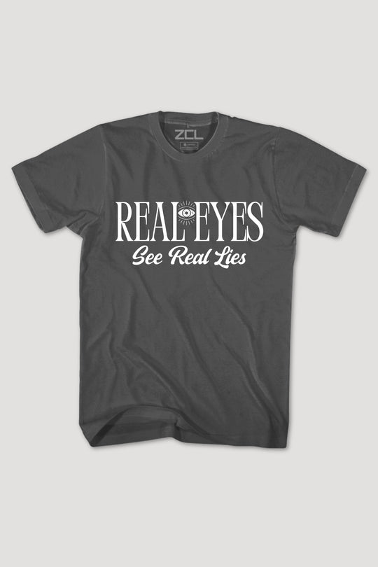 Real Eyes Tee (White Logo)