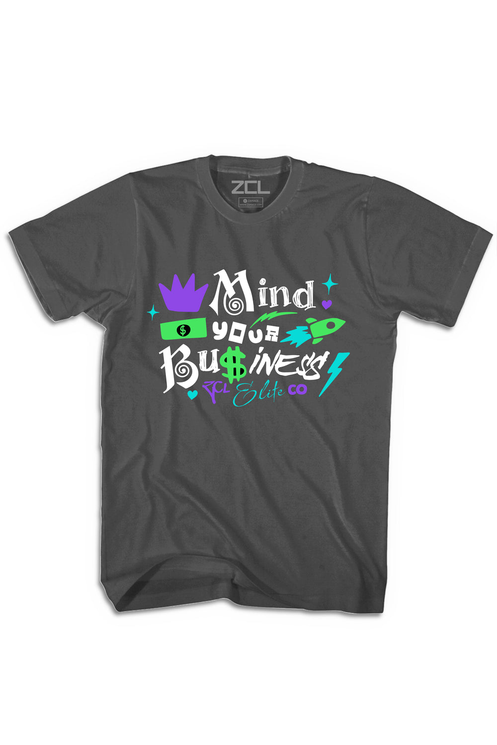 Mind Your Business Tee (Multi Color Logo) - Zamage