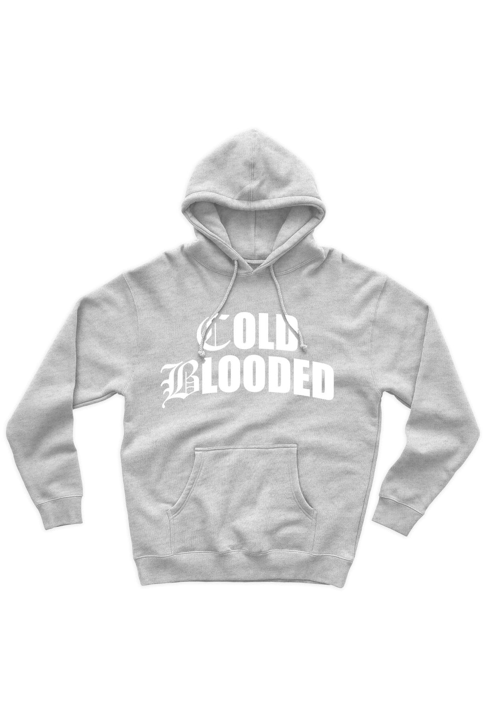 Cold Blooded Hoodie (White Logo) - Zamage