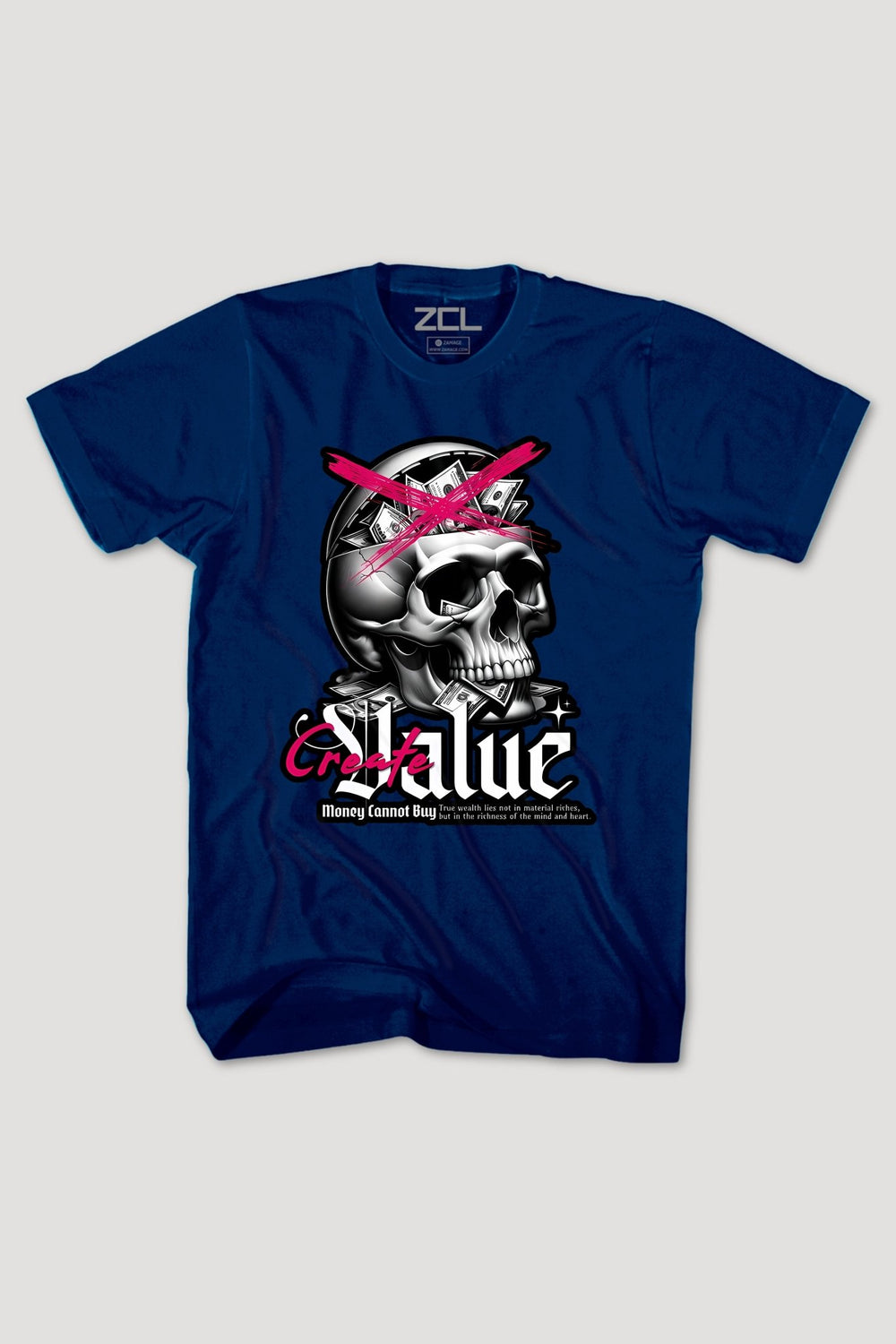 Create Value Tee (Multi Color Logo) - Zamage