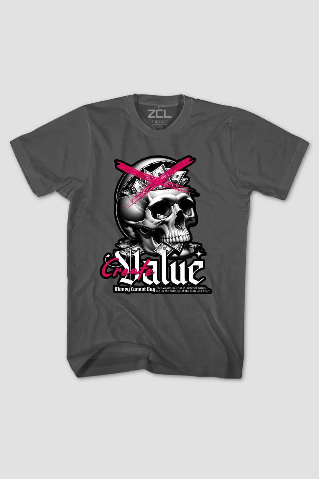 Create Value Tee (Multi Color Logo) - Zamage
