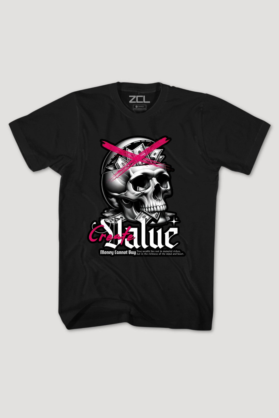 Create Value Tee (Multi Color Logo) - Zamage